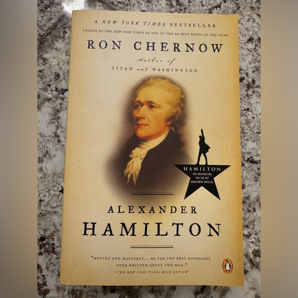 2/$15 Alexander Hamilton book by Ron Chernow